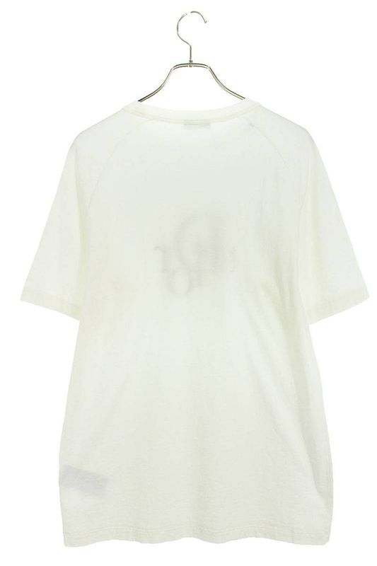 Dior X ERL 23SS 313j647a0817 Slub Cotton Jersey Logo Embroidered T-shirt Men's