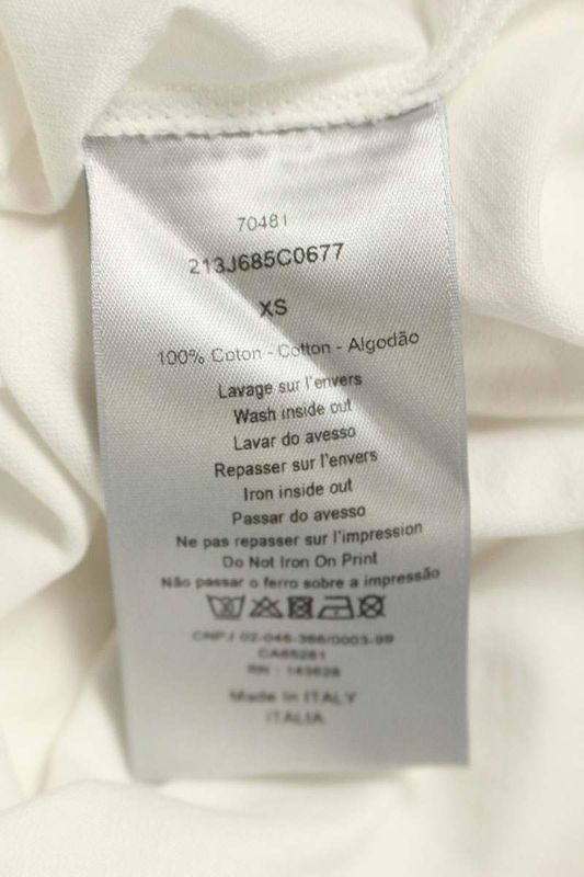 Dior 22AW 213j685c0677 Cactus Jack Logo Print T-shirt Men's XS