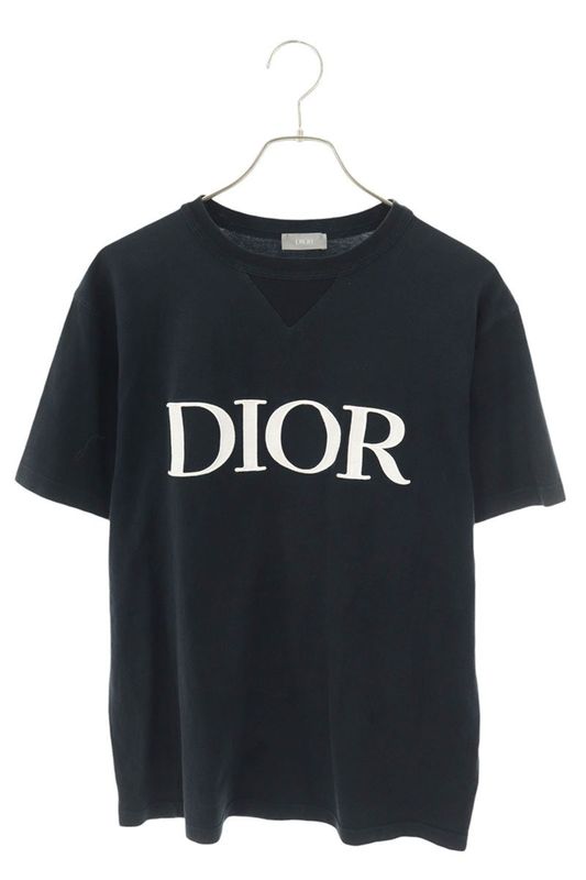 Dior 21SS 183j685a0677 Logo Embroidery Crew Neck T-shirt Men's S