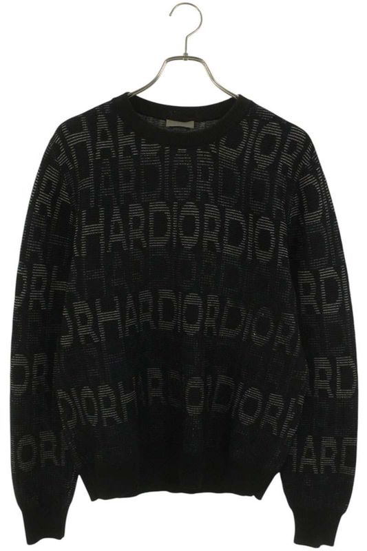 Dior Homme 18AW 863m626zt881 Wool Jacquard Crewneck Knit Men's M