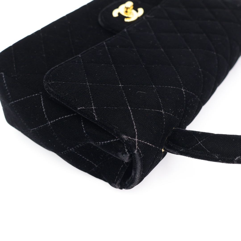 Chanel Parent And Child Bag Parent Only Handbag Velour