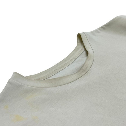 Prada Short Sleeve T-shirt Logo Cotton White