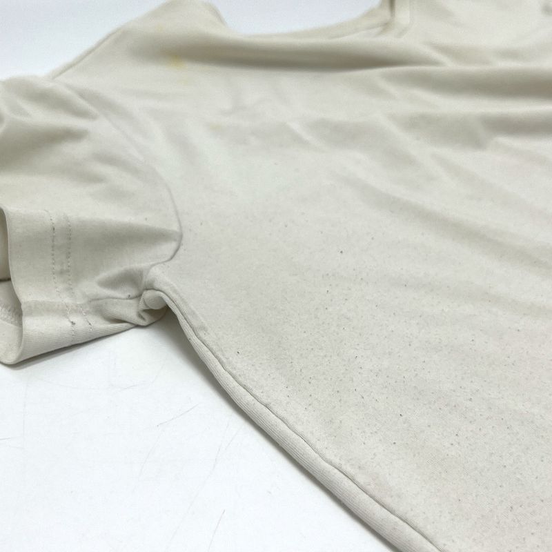 Prada Short Sleeve T-shirt Logo Cotton White