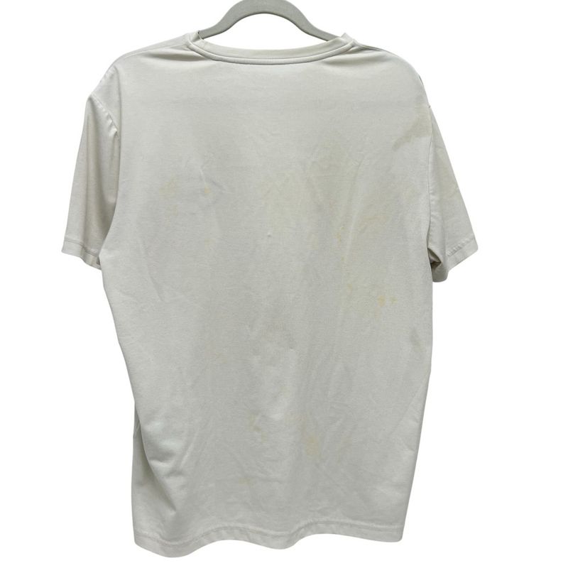 Prada Short Sleeve T-shirt Logo Cotton White