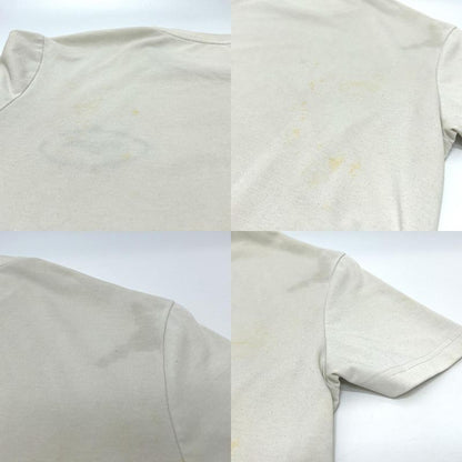 Prada Short Sleeve T-shirt Logo Cotton White