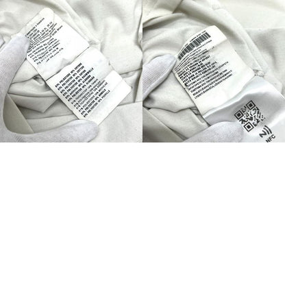 Prada Short Sleeve T-shirt Logo Cotton White