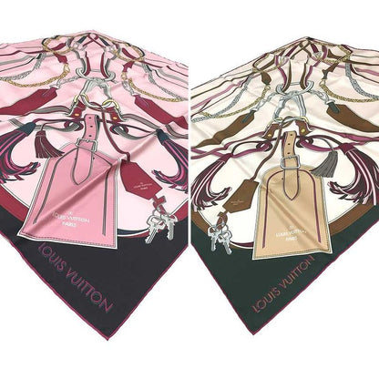 Louis Vuitton Scarf Carré All The Straps M76653 Unused Aq4988