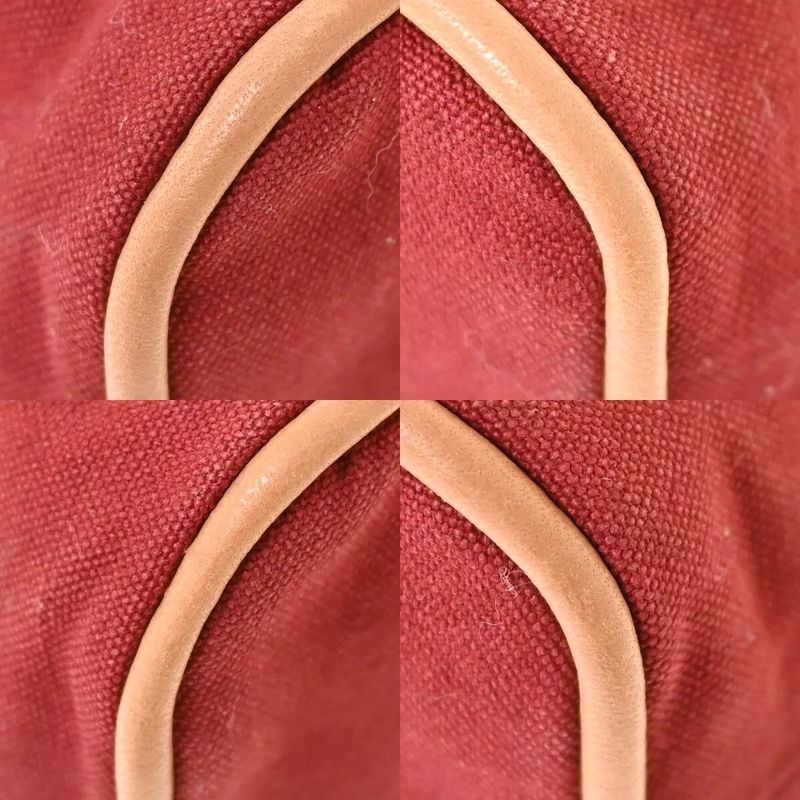 Hermes Ermel Pouch Bolide Makeup Pouch Cotton Red 05bs063