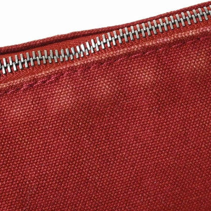 Hermes Ermel Pouch Bolide Makeup Pouch Cotton Red 05bs063
