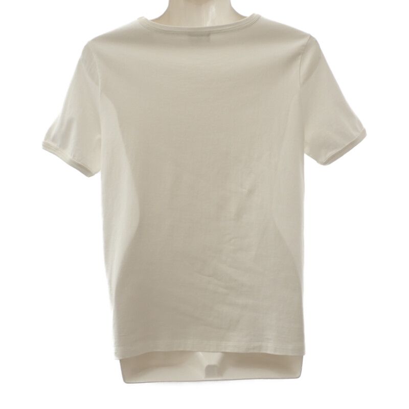 Celine Anchor 70's Crew Neck M 2x80d671q.01ma Short Sleeve T-shirt Cotton White