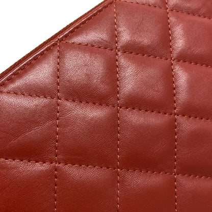 Chanel Clutch Bag Matelasse Red Gold Hardware / Casino Lucky Charm Lambskin