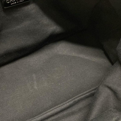 Chanel Tote Bag - A32499 Black Chain Shoulder/silver Hardware Leather