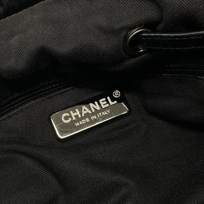 Chanel Tote Bag - A32499 Black Chain Shoulder/silver Hardware Leather