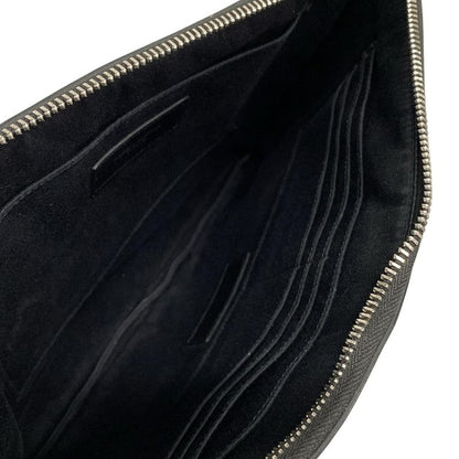 Saint Laurent Paris Clutch Bag - 453249 Black Leather