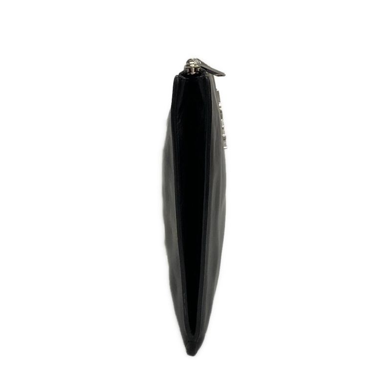 Saint Laurent Paris Clutch Bag - 453249 Black Leather