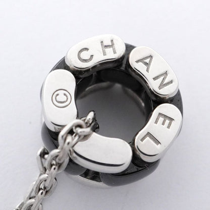 Chanel Necklace Ultra Collection 18K White Gold White Gold Ceramic Black Cles