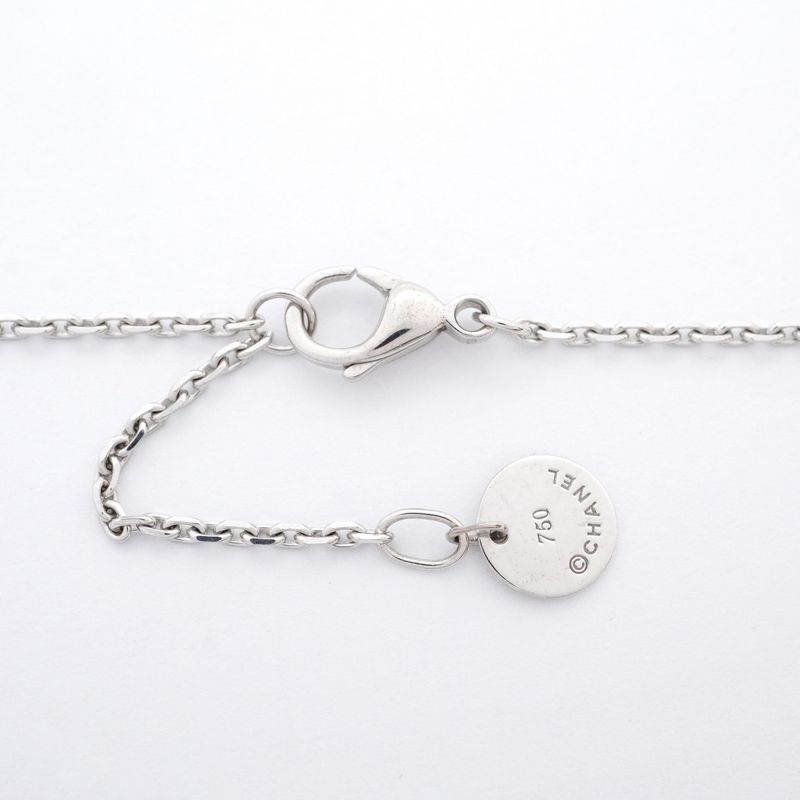 Chanel Necklace Ultra Collection 18K White Gold White Gold Ceramic Black Cles
