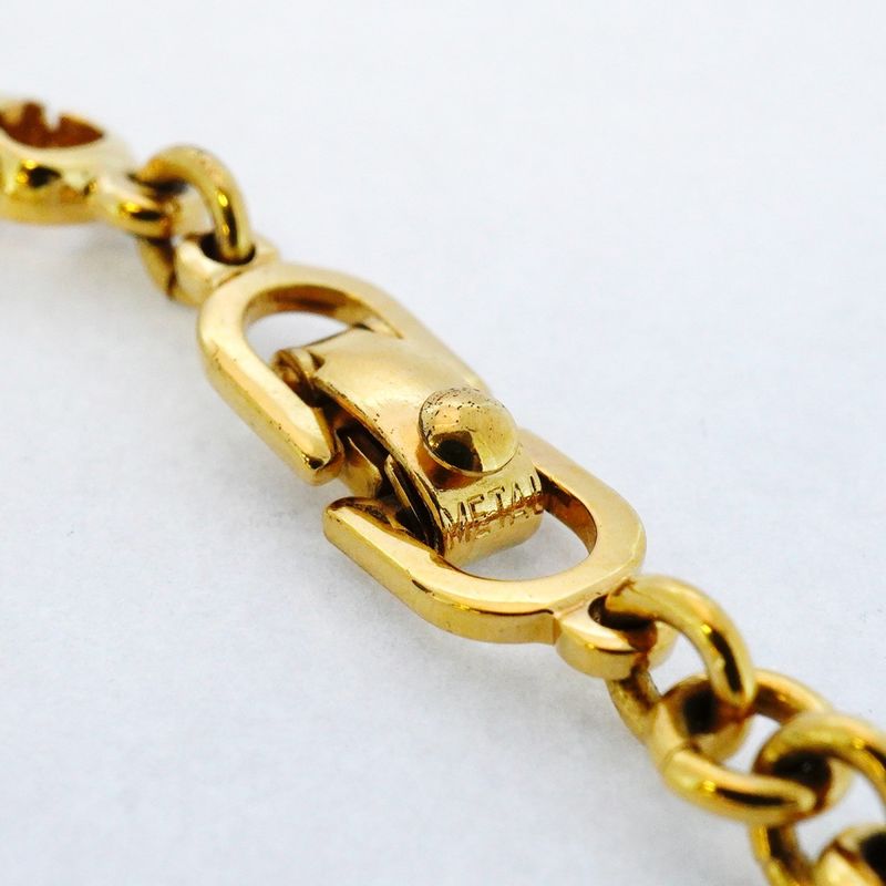 Christian Dior Bracelet CD Logo GP Plated Gold Ladies