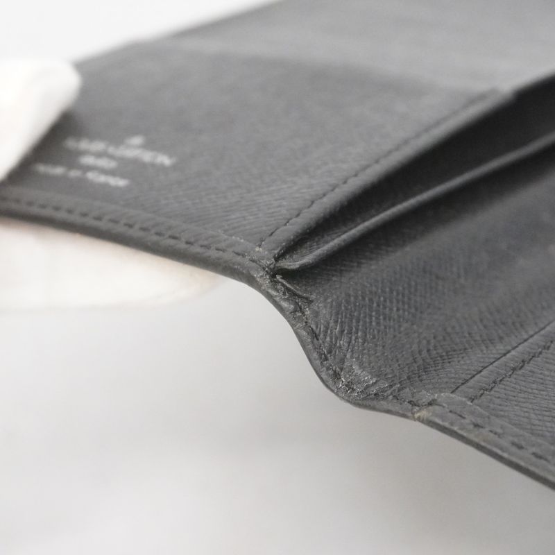 Louis Vuitton Long Wallet Taiga Porte Barrule Carte Cles Di M30392 Ardoise Men's