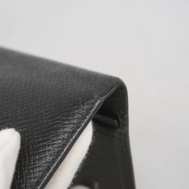 Louis Vuitton Long Wallet Taiga Porte Barrule Carte Cles Di M30392 Ardoise Men's