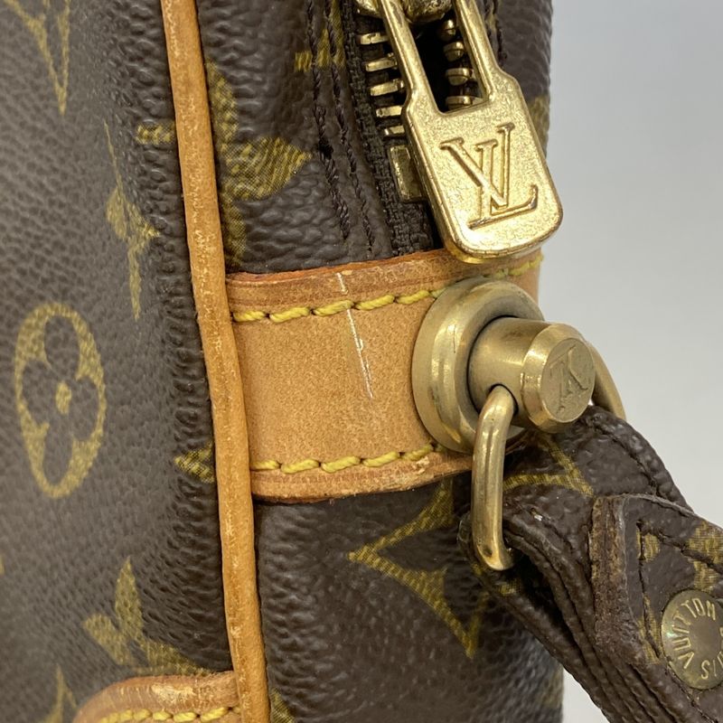 Louis Vuitton Clutch Bag Monogram Marly Dragonne PM M51827 Brown Men's