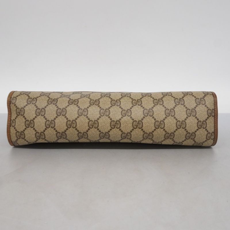 Gucci Clutch Bag GG Supreme/sherry Line 89 01 031 PVC Brown Ladies