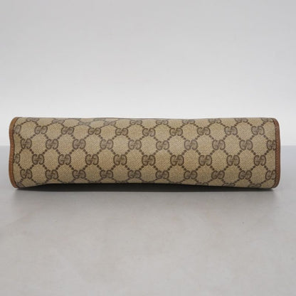 Gucci Clutch Bag GG Supreme/sherry Line 89 01 031 PVC Brown Ladies