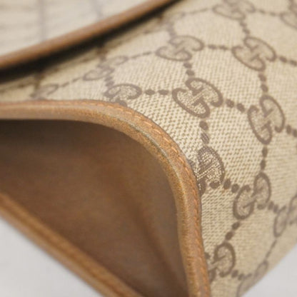 Gucci Clutch Bag GG Supreme/sherry Line 89 01 031 PVC Brown Ladies