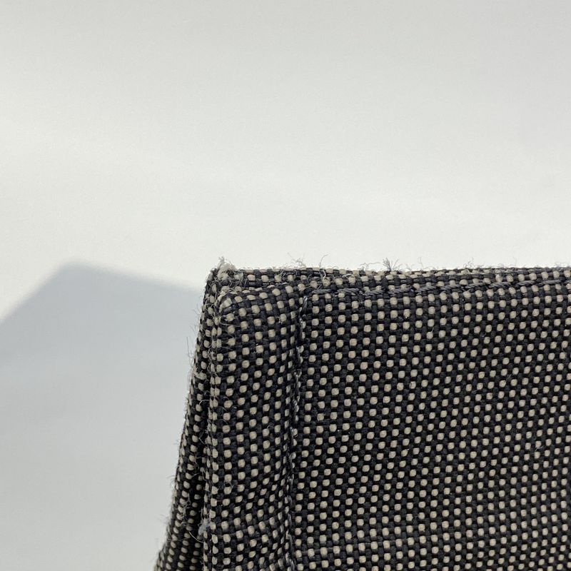 Hermes Tote Bag Her Line MM Canvas Gray Silver Hardware Women