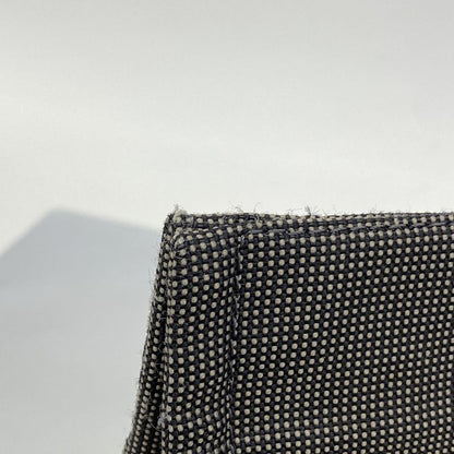 Hermes Tote Bag Her Line MM Canvas Gray Silver Hardware Women