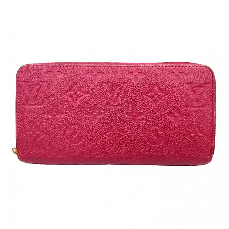 Louis Vuitton Monogram Empreinte Zippy Wallet M60549 Aurore Ladies