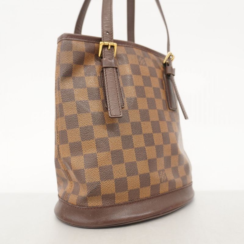 Louis Vuitton Damier Marais Tote Bag N42240 Ebene Womens