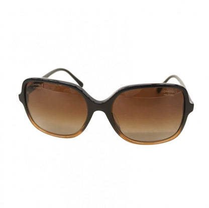 Chanel Sunglasses 5349-a Plastic Brown Gold Hardware Ladies