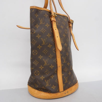 Louis Vuitton Tote Bag Monogram Bucket GM M42236 Brown Ladies