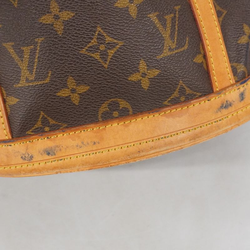 Louis Vuitton Tote Bag Monogram Bucket GM M42236 Brown Ladies