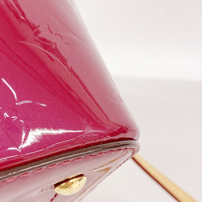 Louis Vuitton Shoulder Bag Vernis Long Beach PM M90480 Magenta Women's