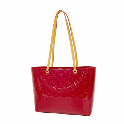 Louis Vuitton Shoulder Bag Vernis Long Beach PM M90480 Magenta Women's