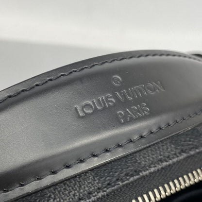 Louis Vuitton Body Bag Damier Graphite Ambler N41289 Black Men's
