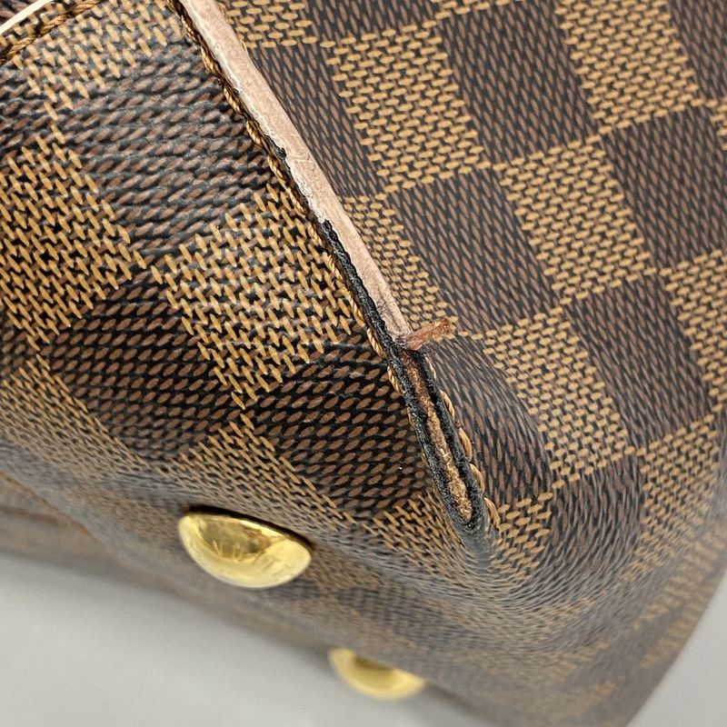 Louis Vuitton Damier Caisa Hobo Shoulder Bag N41556 Ebène/rose Ballerine Ladies