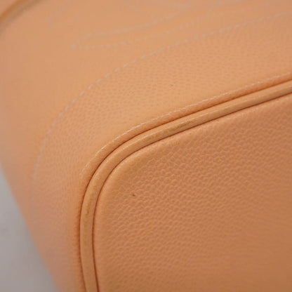 Chanel Vanity Bag Caviar Skin Salmon Pink Gold Hardware Women