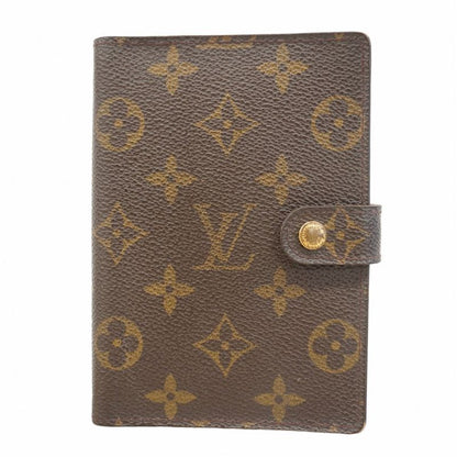 Louis Vuitton Notebook Cabas Monogram Agenda PM R20005 Brown Men Women Unisex