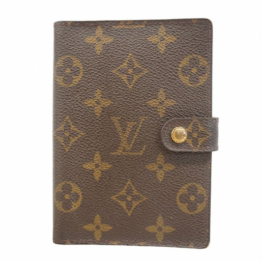 Louis Vuitton Notebook Cabas Monogram Agenda PM R20005 Brown Men Women Unisex