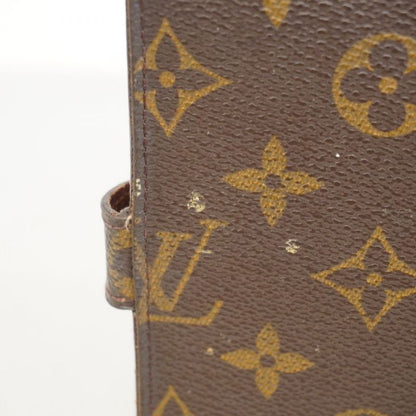 Louis Vuitton Notebook Cabas Monogram Agenda PM R20005 Brown Men Women Unisex
