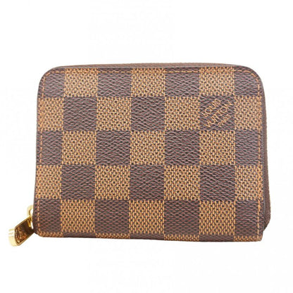 Louis Vuitton Coin Case Damier Zippy Coin Purse N63070 Ebène Men Women Unisex