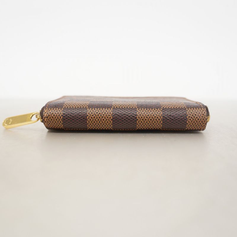 Louis Vuitton Coin Case Damier Zippy Coin Purse N63070 Ebène Men Women Unisex