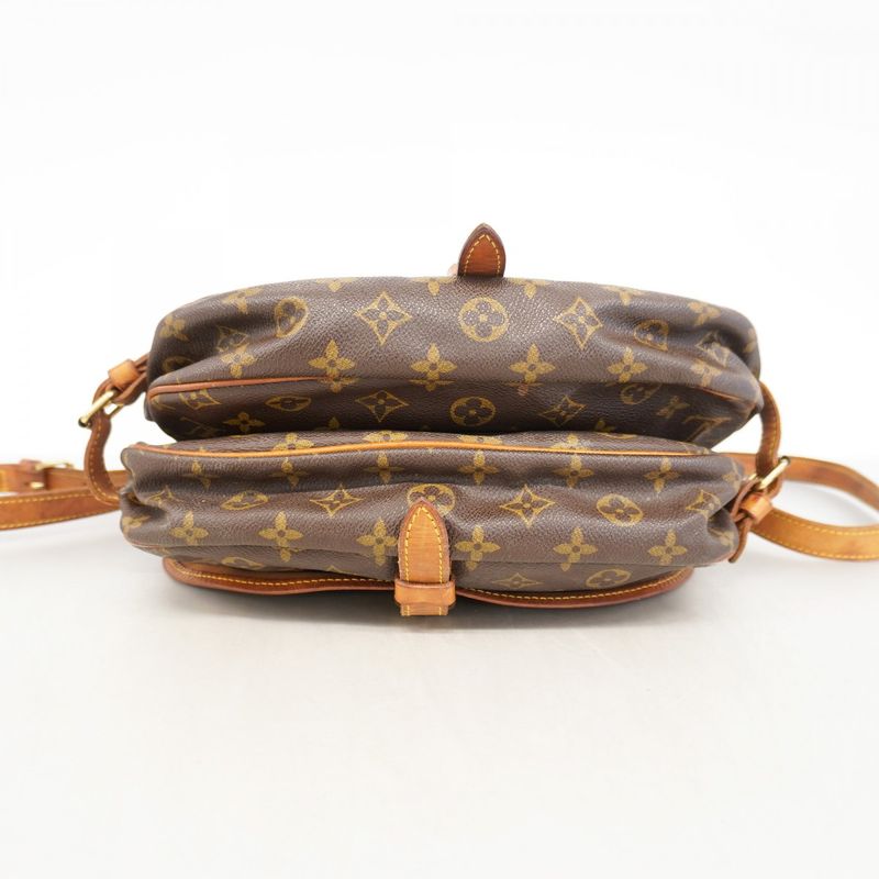 Louis Vuitton Shoulder Bag Monogram Saumur 30 M42256 Brown Ladies