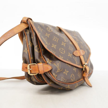 Louis Vuitton Shoulder Bag Monogram Saumur 30 M42256 Brown Ladies