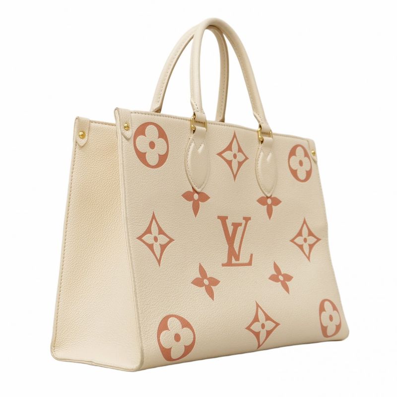Louis Vuitton Tote Monogram/empreinte Bicolor On-the-go MM M21575 Cles Room/rose