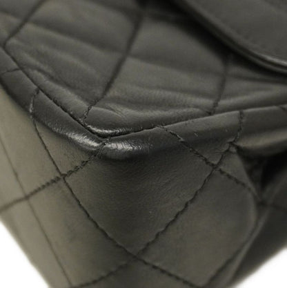 Chanel Shoulder Bag Matelasse / Paris Limited Edition Lambskin Black Gold/silver