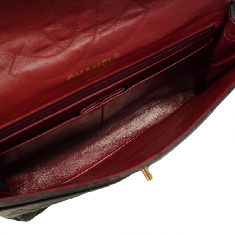 Chanel Shoulder Bag Matelasse / Paris Limited Edition Lambskin Black Gold/silver